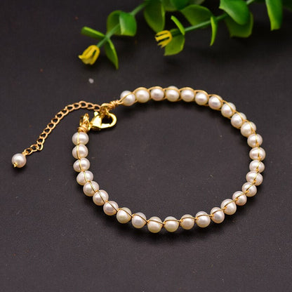 Original Natural Fresh Water Pearl Adjustable Bracelets For Women Gift Bracelet Femme Fine Jewelry